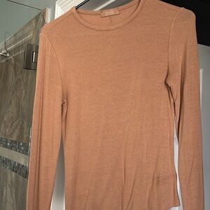 nuuds Tan Long Sleeve Top